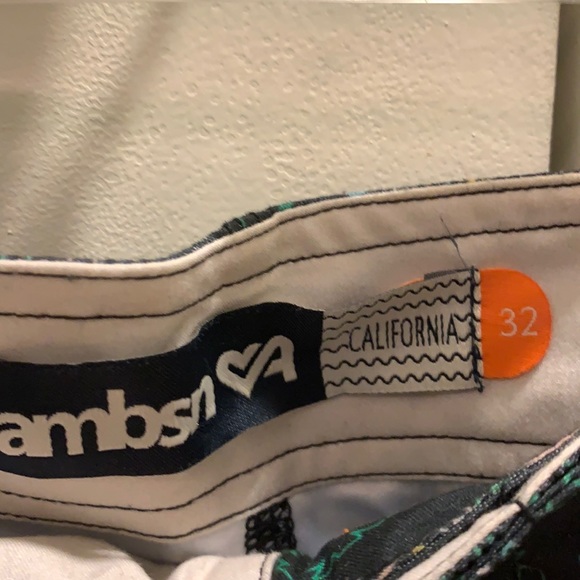 Ambsn “Neon Beach” swim trunks (32 waist) - Picture 6 of 6